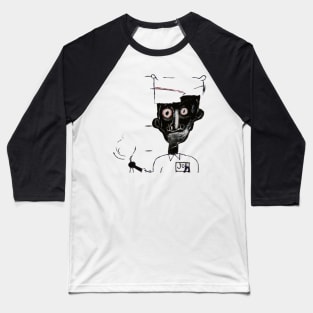 Basquiat Inspired Art Baseball T-Shirt